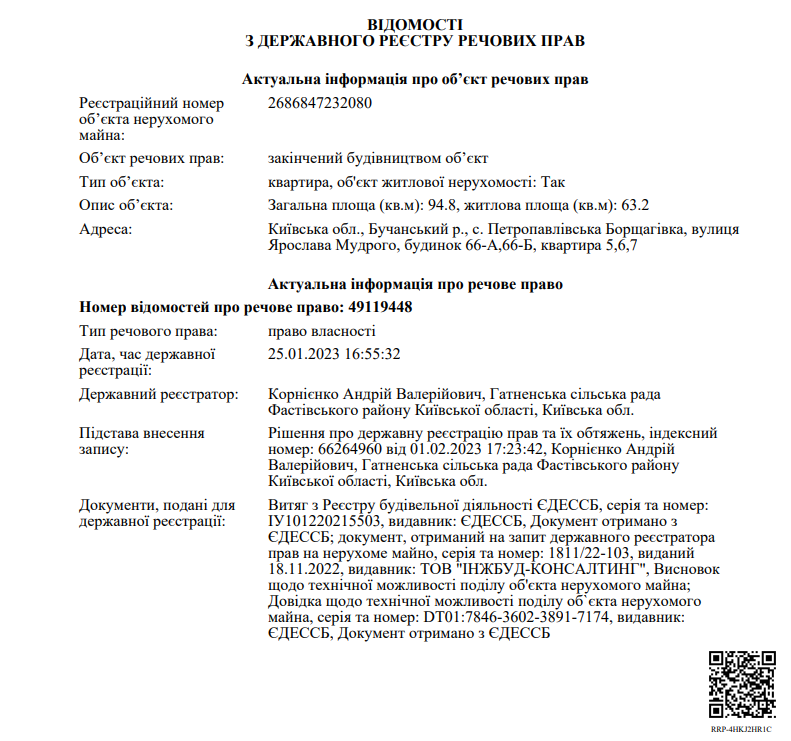 Два будинки, які зареєстровані за Світланою Соловйовою перебвають в заставі
