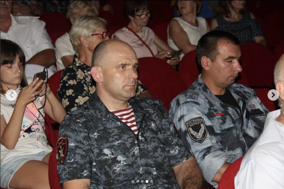 Дмитрий Садовник во время торжеств в оккупированном Крыму. 2019 год