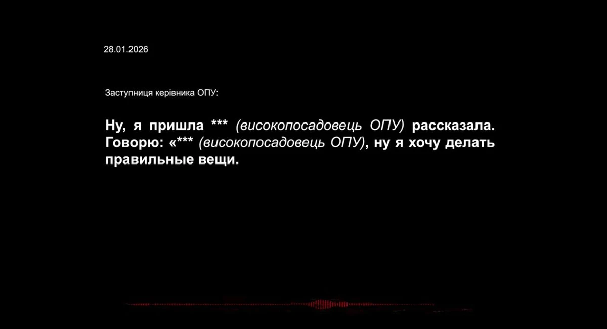 Расшифровка разговоров фигурантов, НАБУ